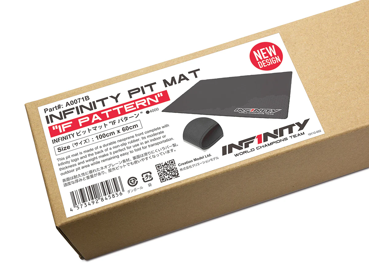 A0071B - INFINITY PIT MAT "IF Pattern" (100x60cm/Black) - Image 4