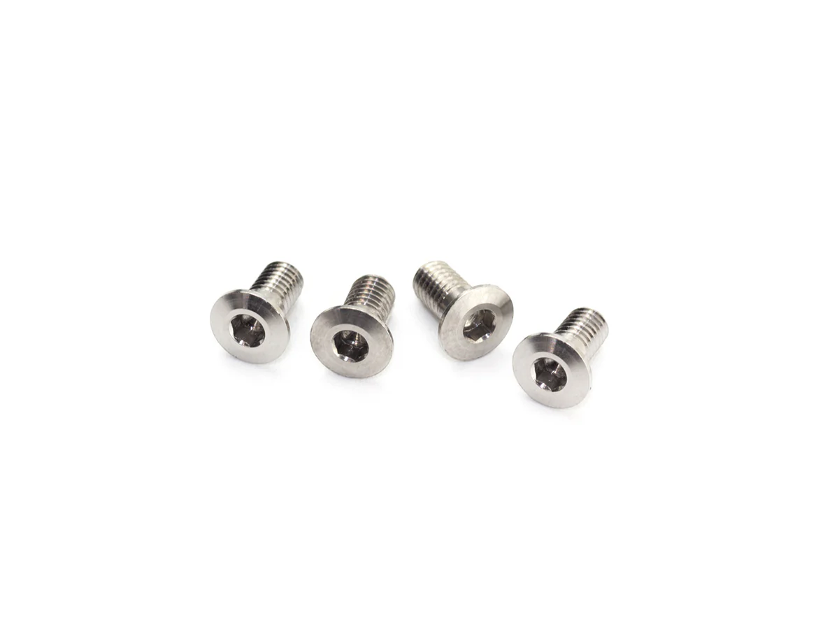 B01306ST - M3x6mm TITANIUM SLIM HEAD SCREW (4pcs)