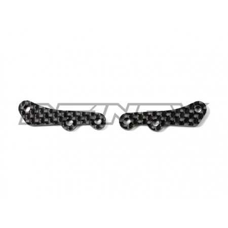 R0242 - REAR LOWER ARM PLATE LC (CARBON GRAPHITE) 2pcs
