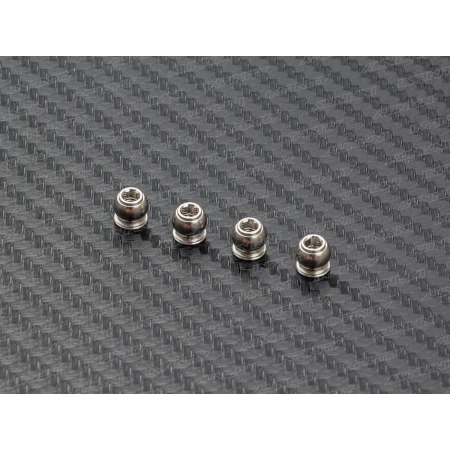 R0332 - ALUMINUM FLANGE BALL 5.8mm (Short/4pcs)