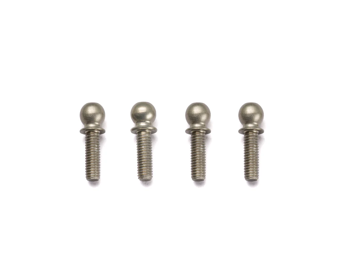 T137 - ALUMINUM BALL END 4.9mm LONG (7075/4pcs)
