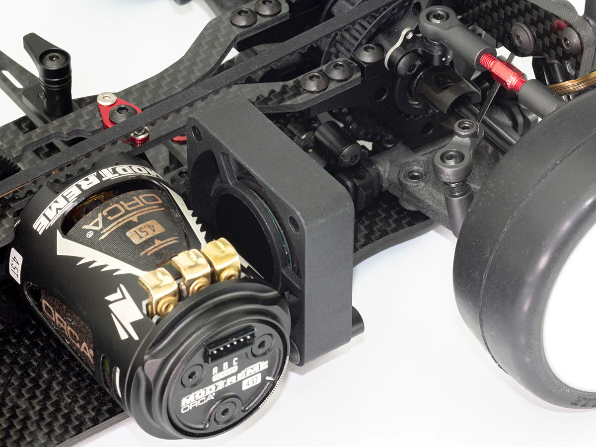 T259 - IF14-2 ALU. COOLING FAN MOUNT (Rear/Black) - Image 4