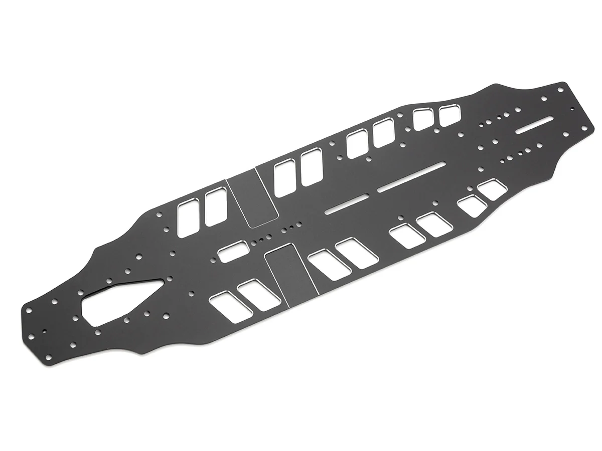 T297 - ALU SUPER FLEX MAIN CHASSIS 2.0mm (IF14-2FWD) - Image 2